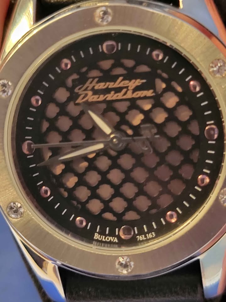 *NEW* Bulova Harley Davidson Women's Watch w/Jeweled Bezel