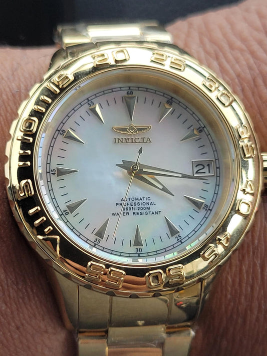 INVICTA Lady Pro Diver 38mm Gold