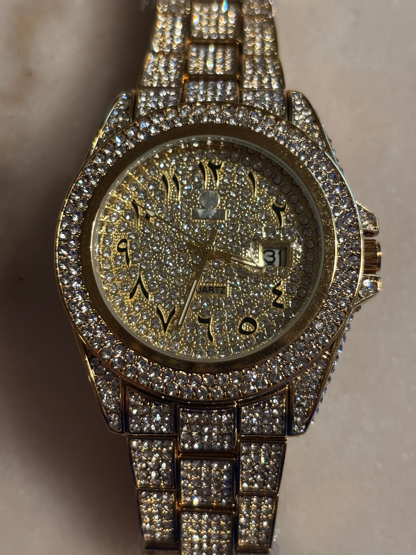 NEW - Bling Arabic Numerals Fashion Watch