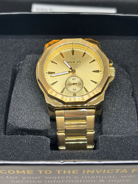 NEW - Invicta Men's Gold Speedway