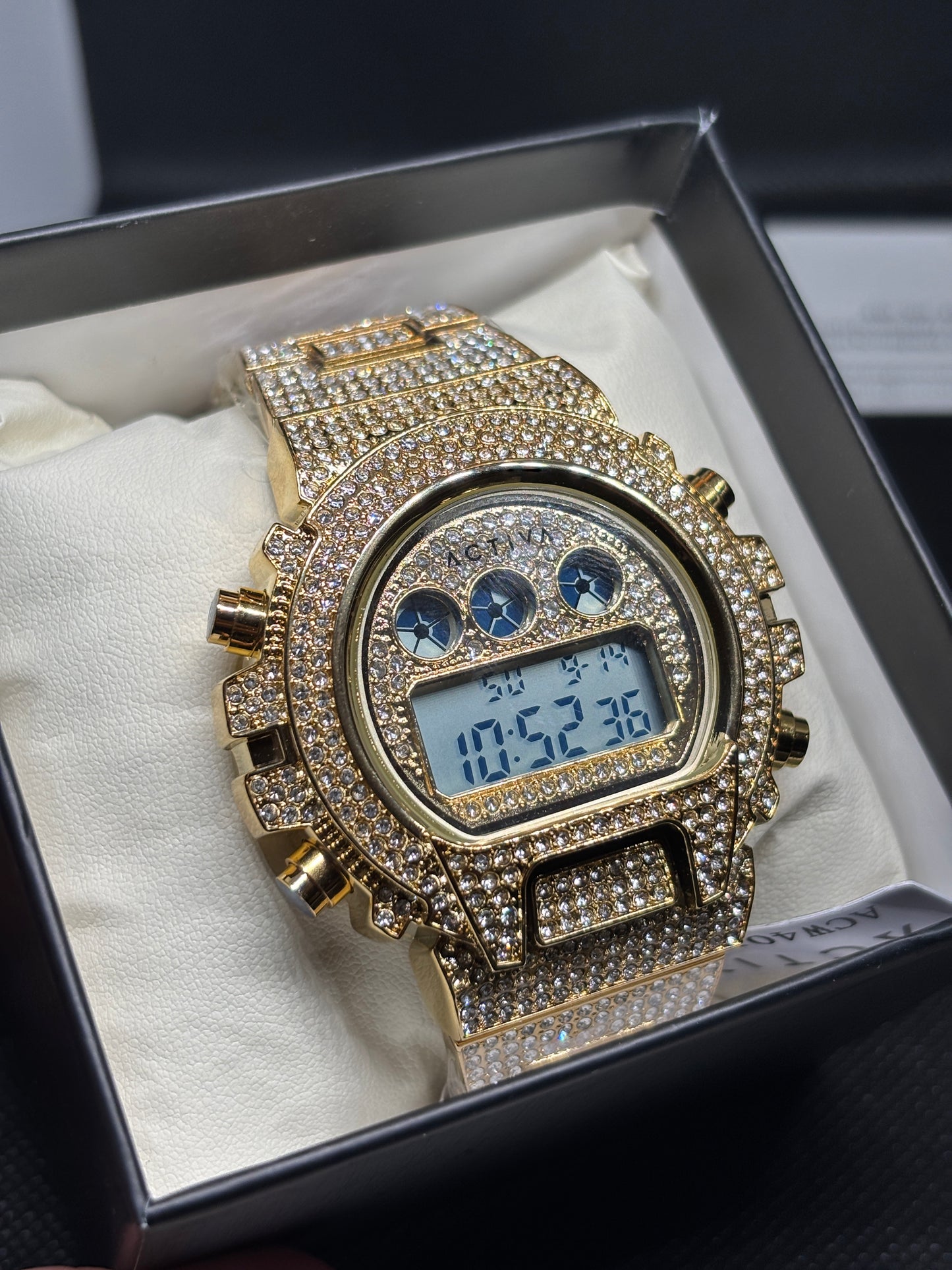 NEW - Invicta Activa Diamond Gold Watch