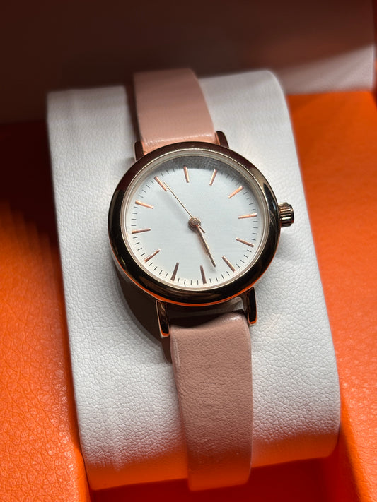 Women's Pink + Rose Gold Watch