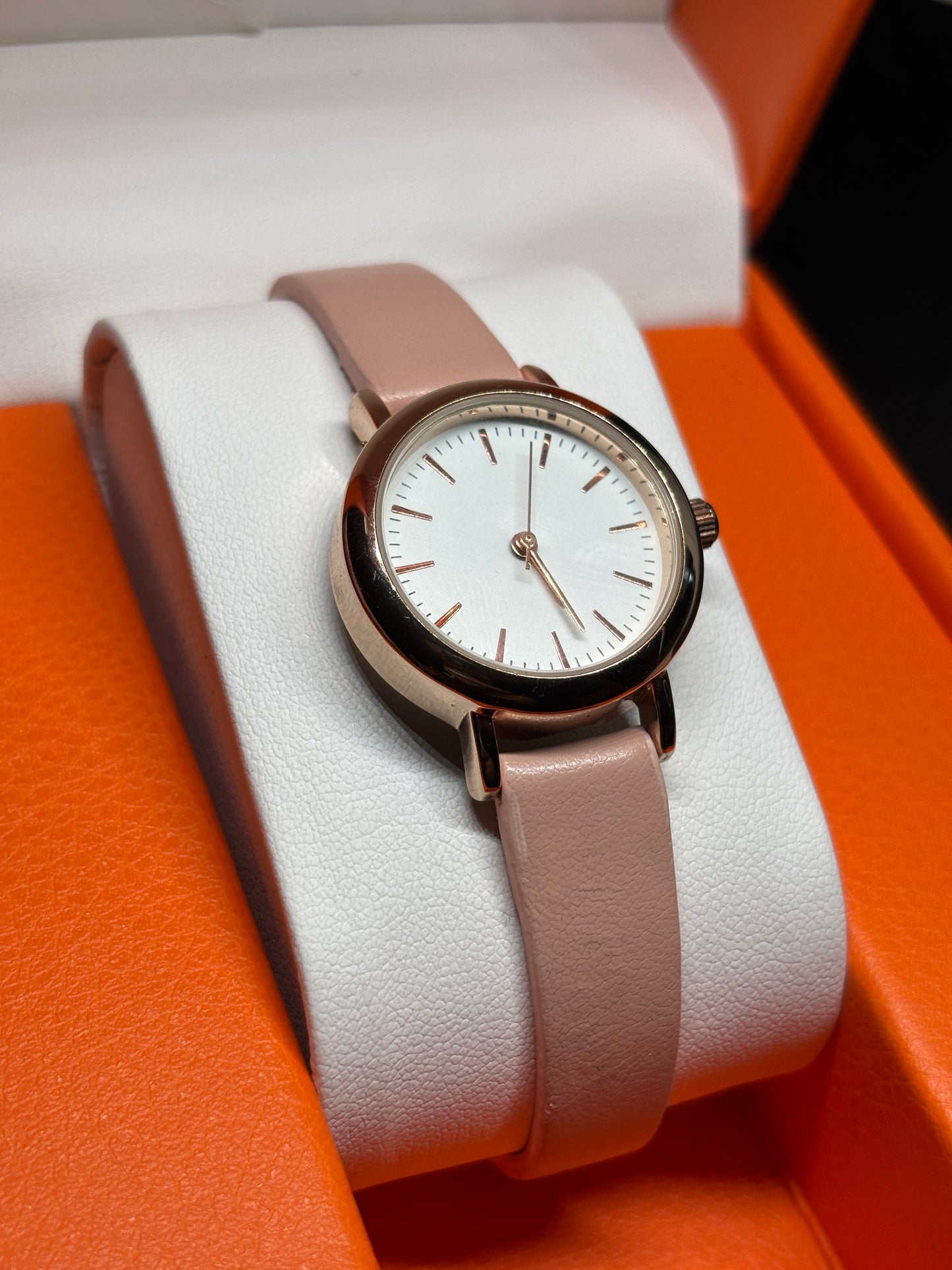 Women's Pink + Rose Gold Watch