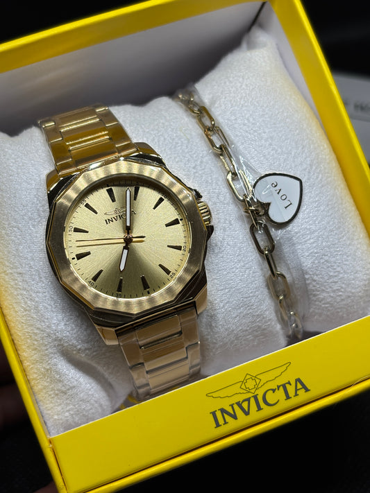 NEW - Women's Invicta Watch + Bracelet