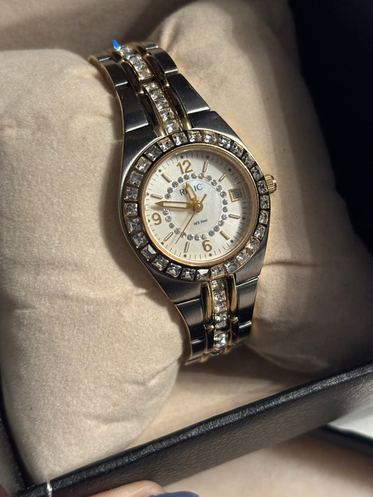 RELIC Women's Watch w/ Chrystal Bezel