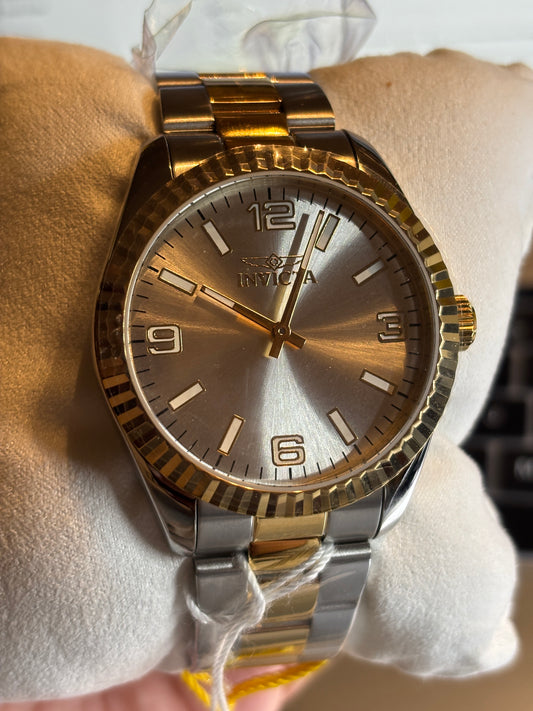 NEW Invicta Specialty 43mm Gold + Stainless