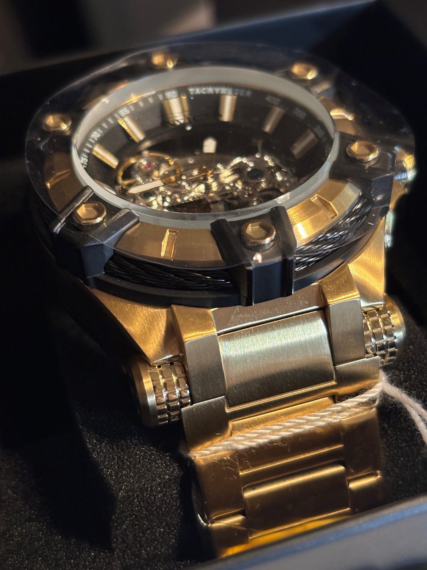 NEW Invicta BOLT Gold Phantom Auto 52mm