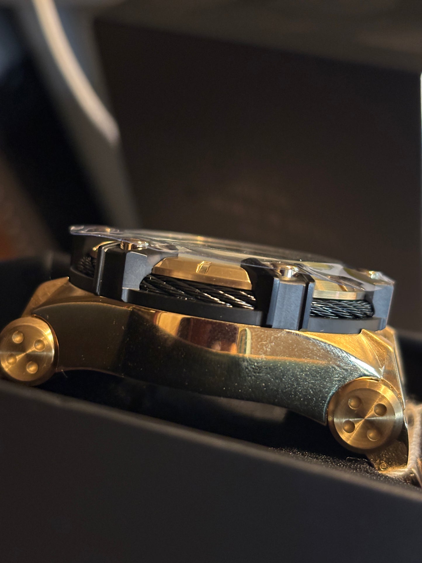 NEW Invicta BOLT Gold Phantom Auto 52mm