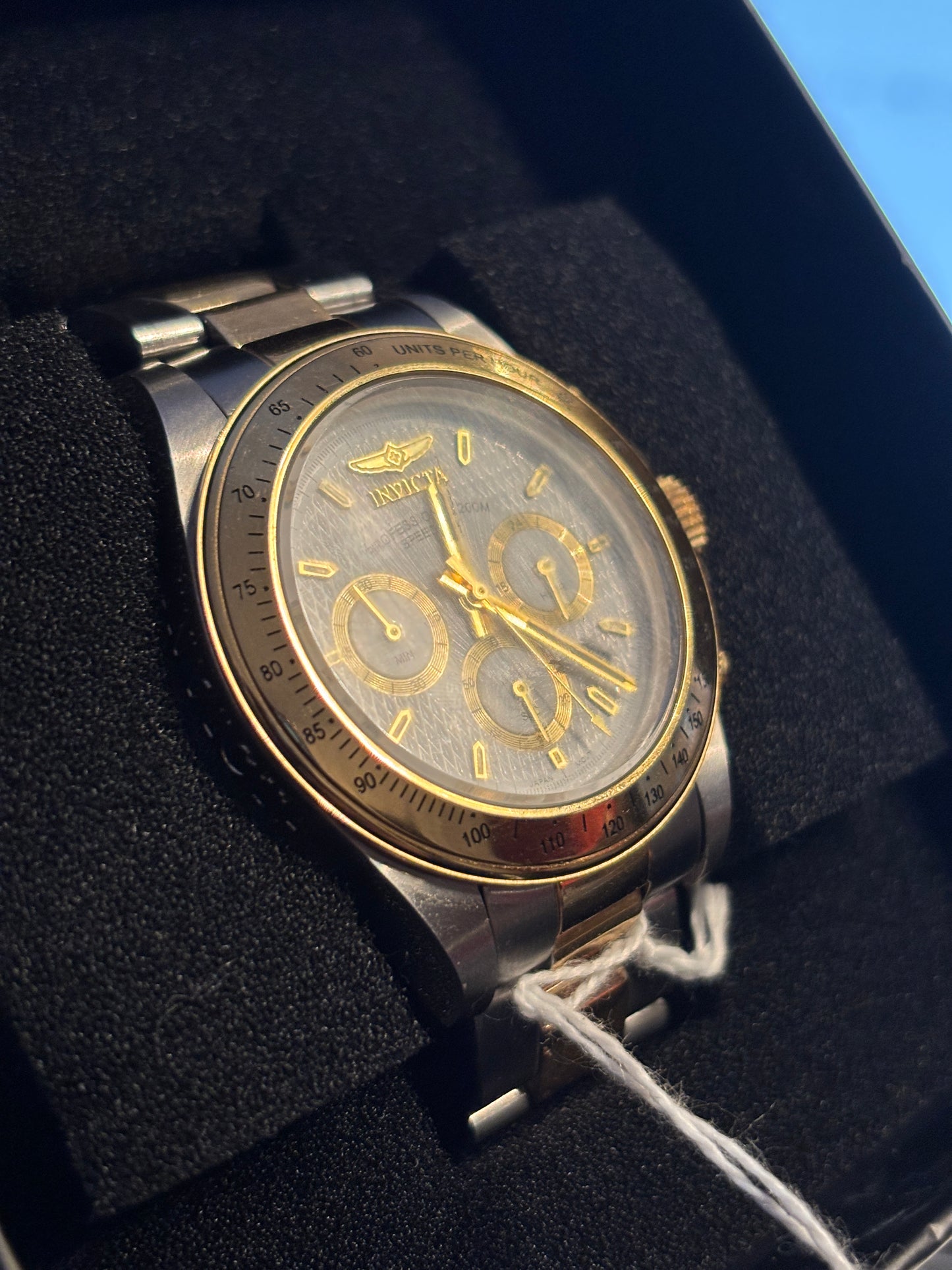 NEW Invicta Speedway 39.5mm Gold