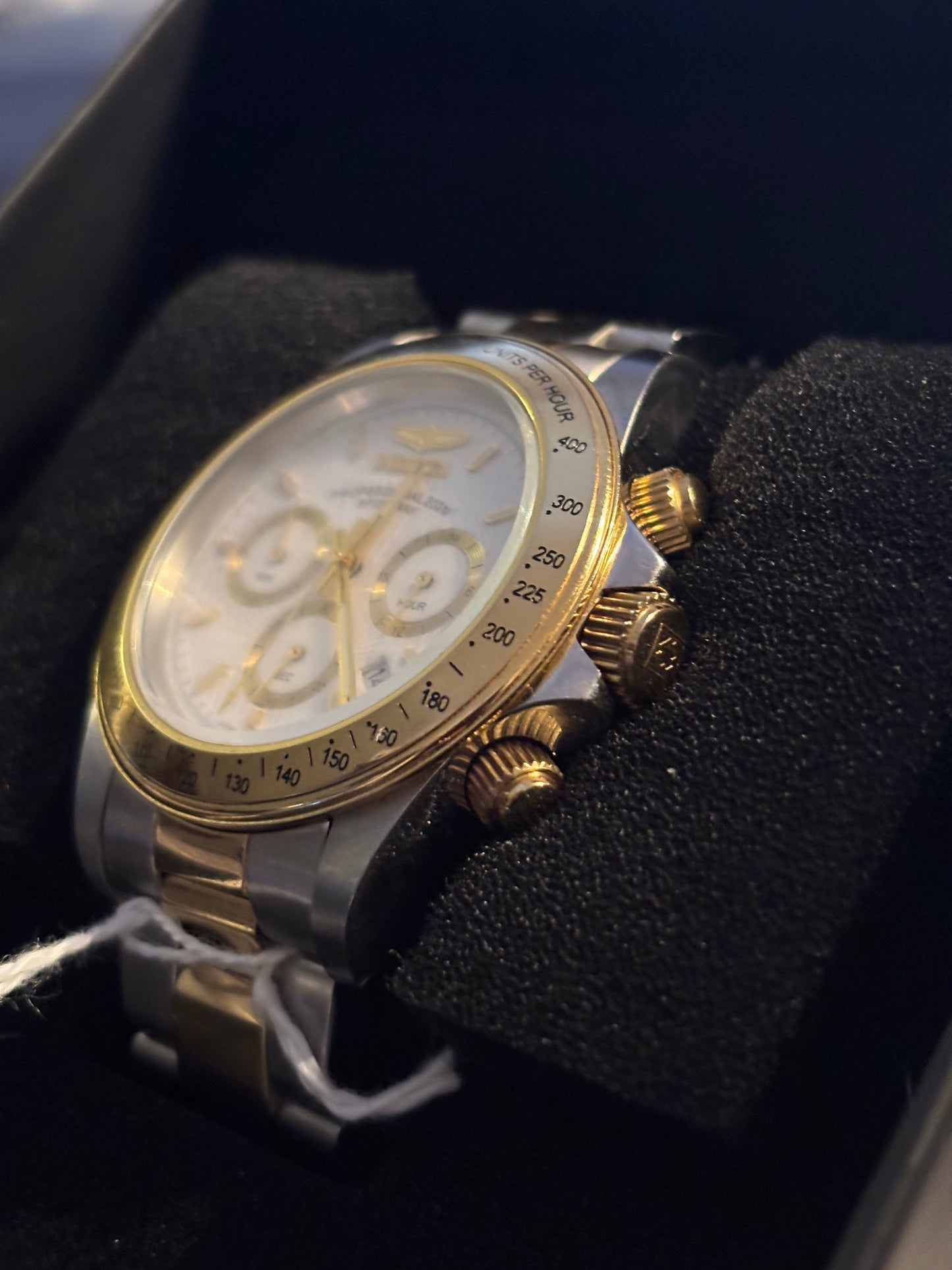 NEW Invicta Speedway 39.5mm Gold