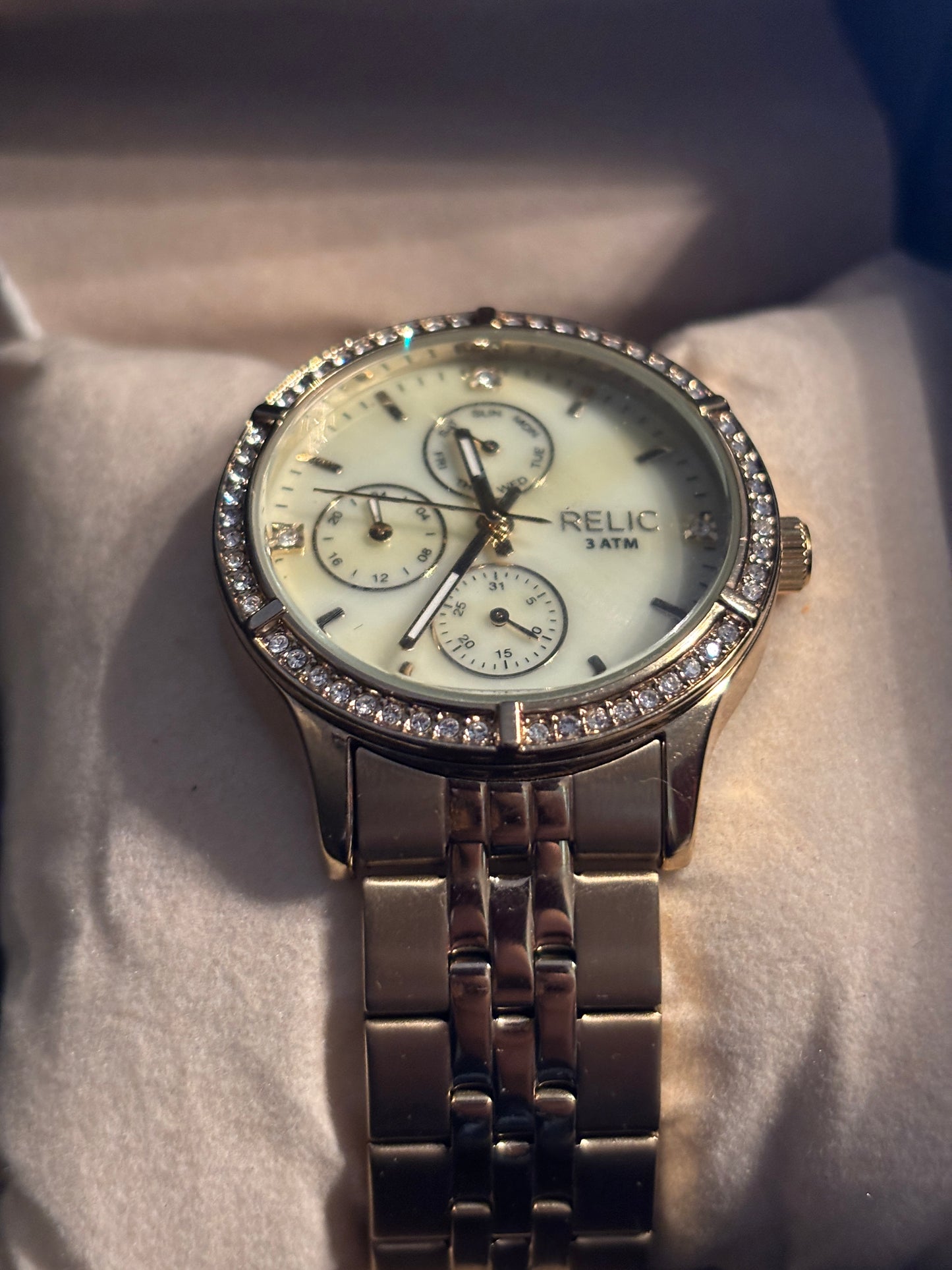 Relic by Fossil Women's Maeve Gold Crystal
