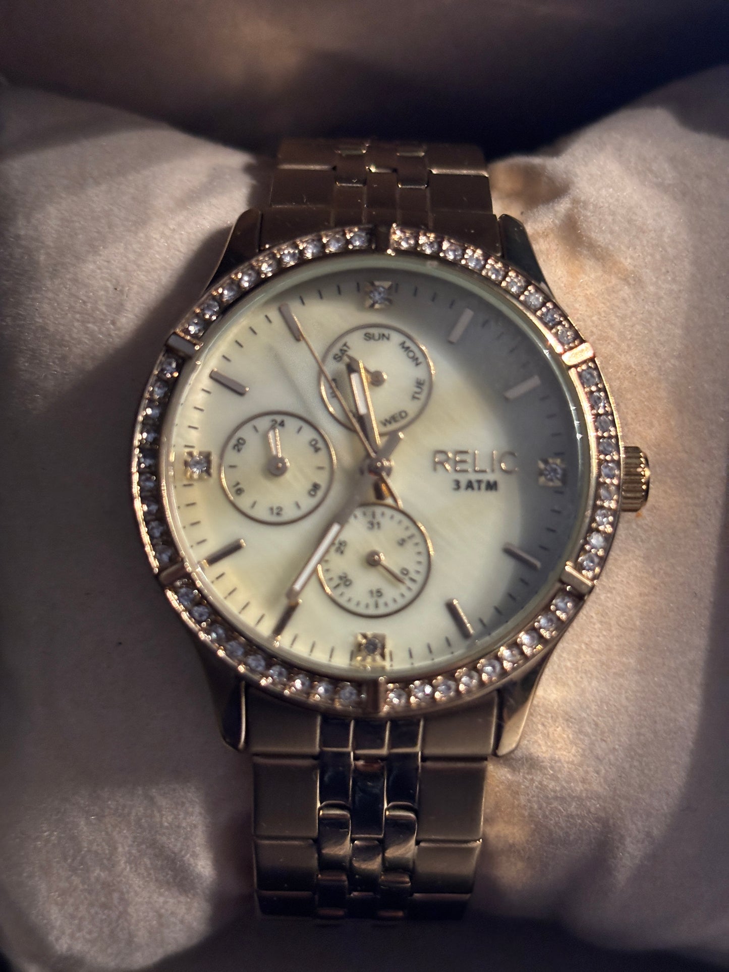 Relic by Fossil Women's Maeve Gold Crystal