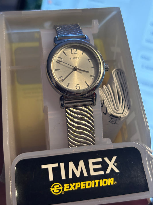 TIMEX Classic Ladies Silver Tone Watch