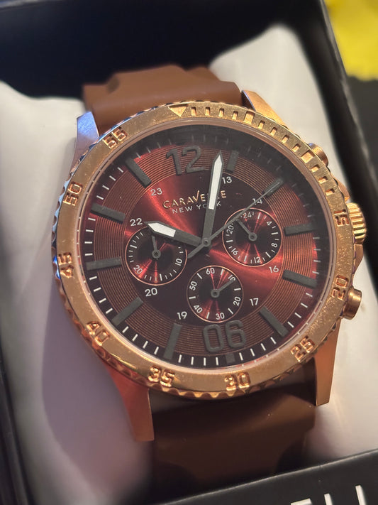 NEW Caravelle by Bulova NY Quartz Watch 44mm
