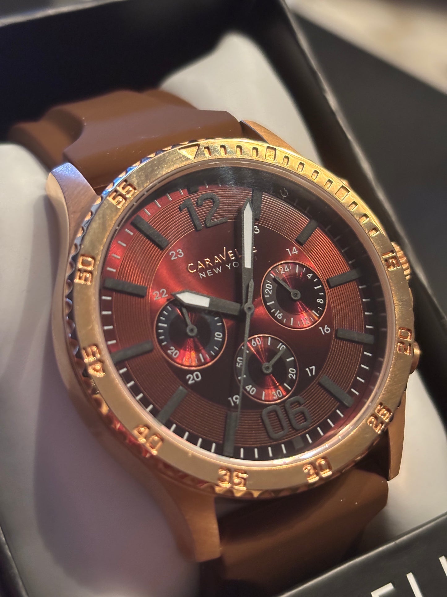NEW Caravelle by Bulova NY Quartz Watch 44mm