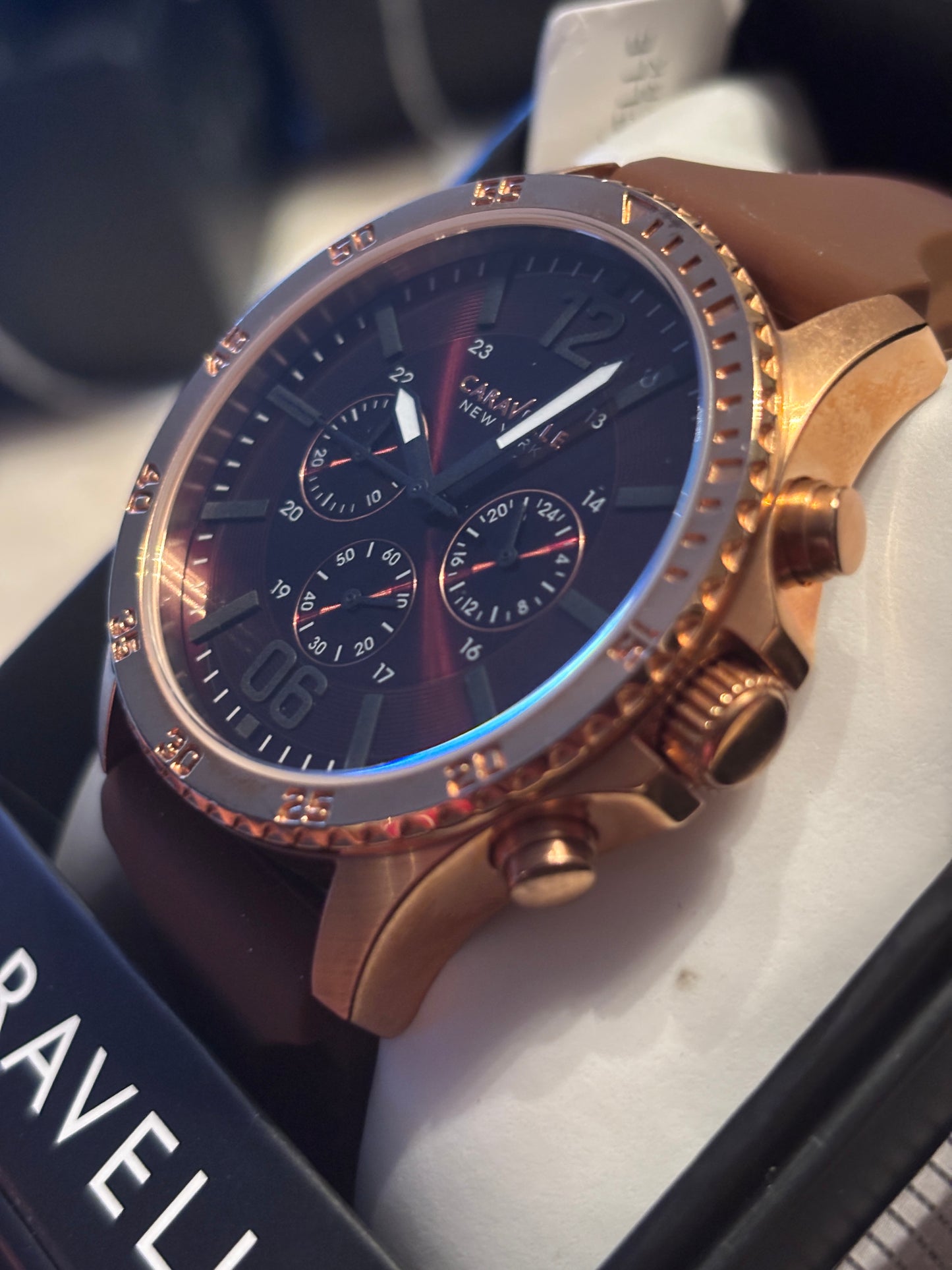 NEW Caravelle by Bulova NY Quartz Watch 44mm