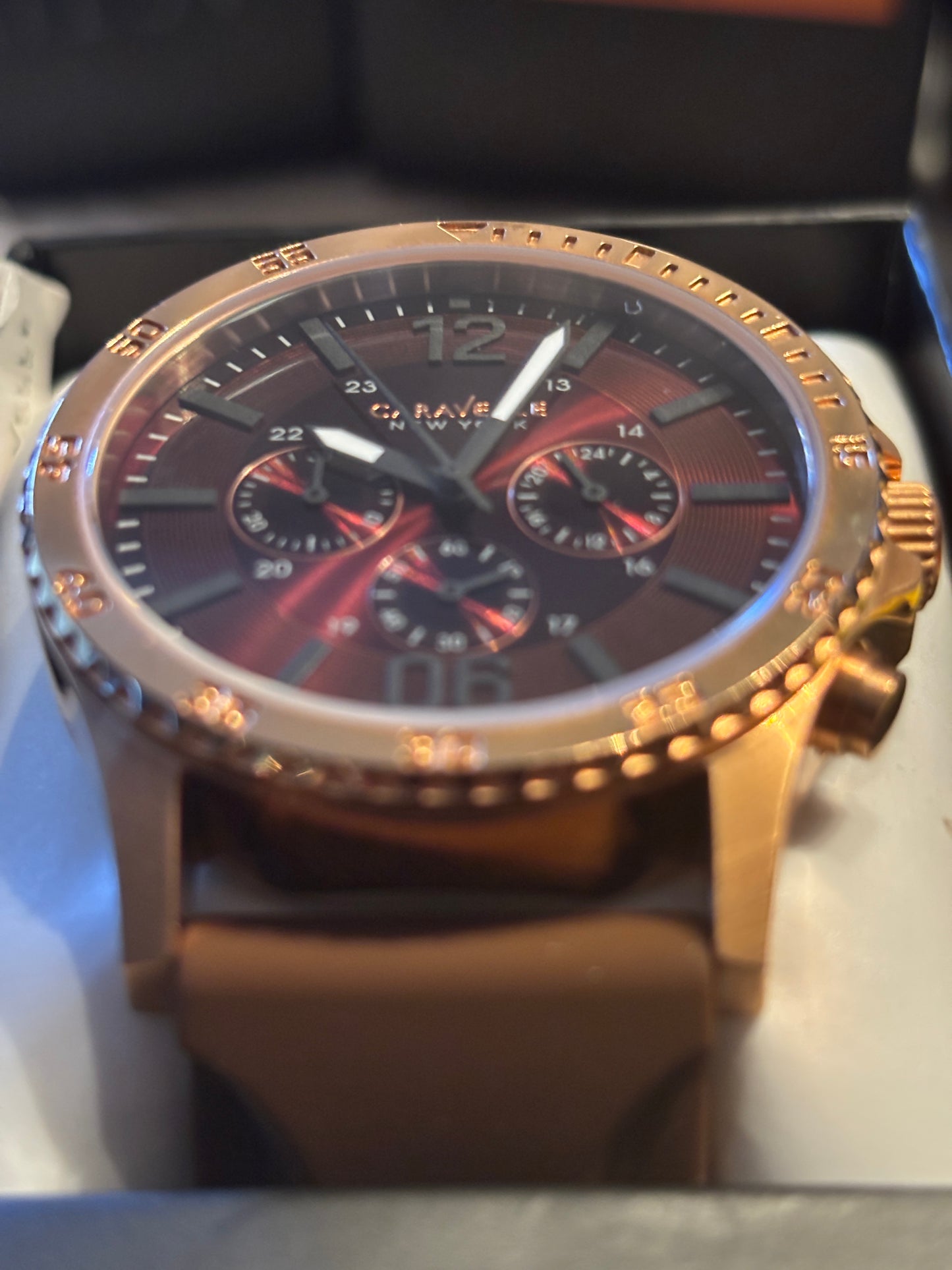 NEW Caravelle by Bulova NY Quartz Watch 44mm
