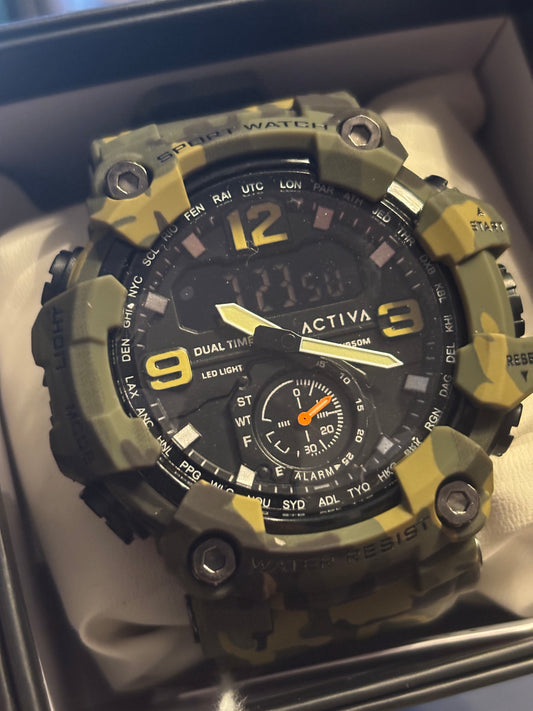 NEW Invicta Activa X Black Ops Camo