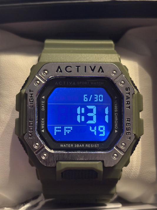 NEW Invicta Activa Edge X w/ Green Band