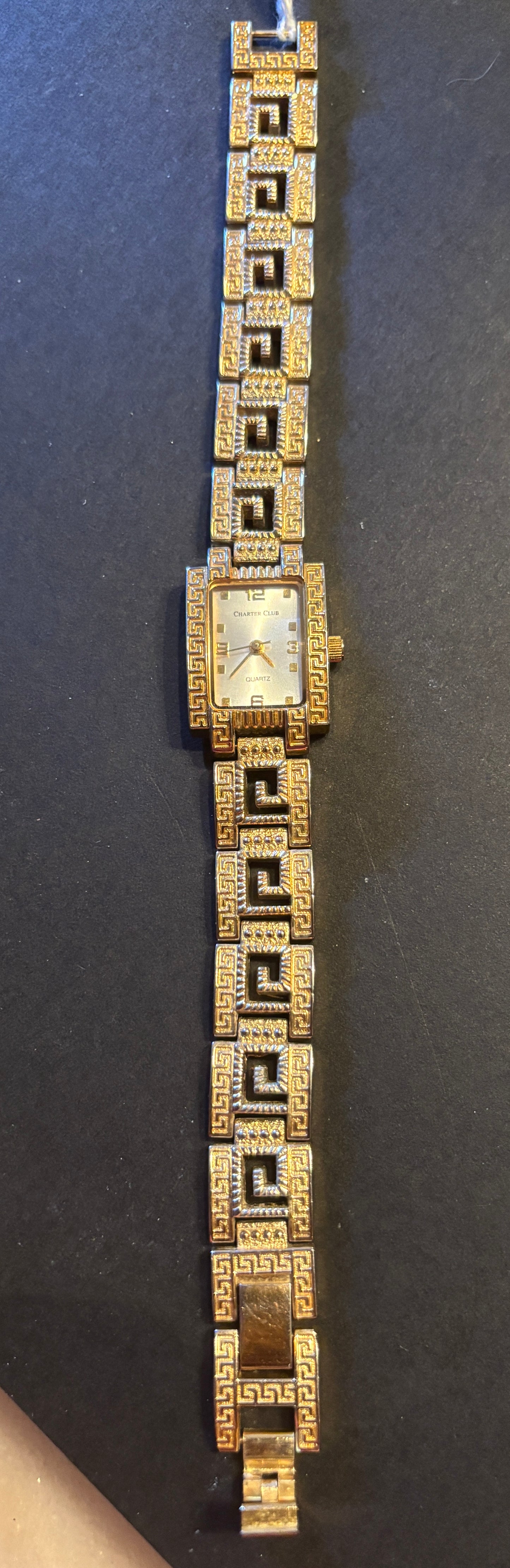 Charter Club Women's Aztec Gold Watch