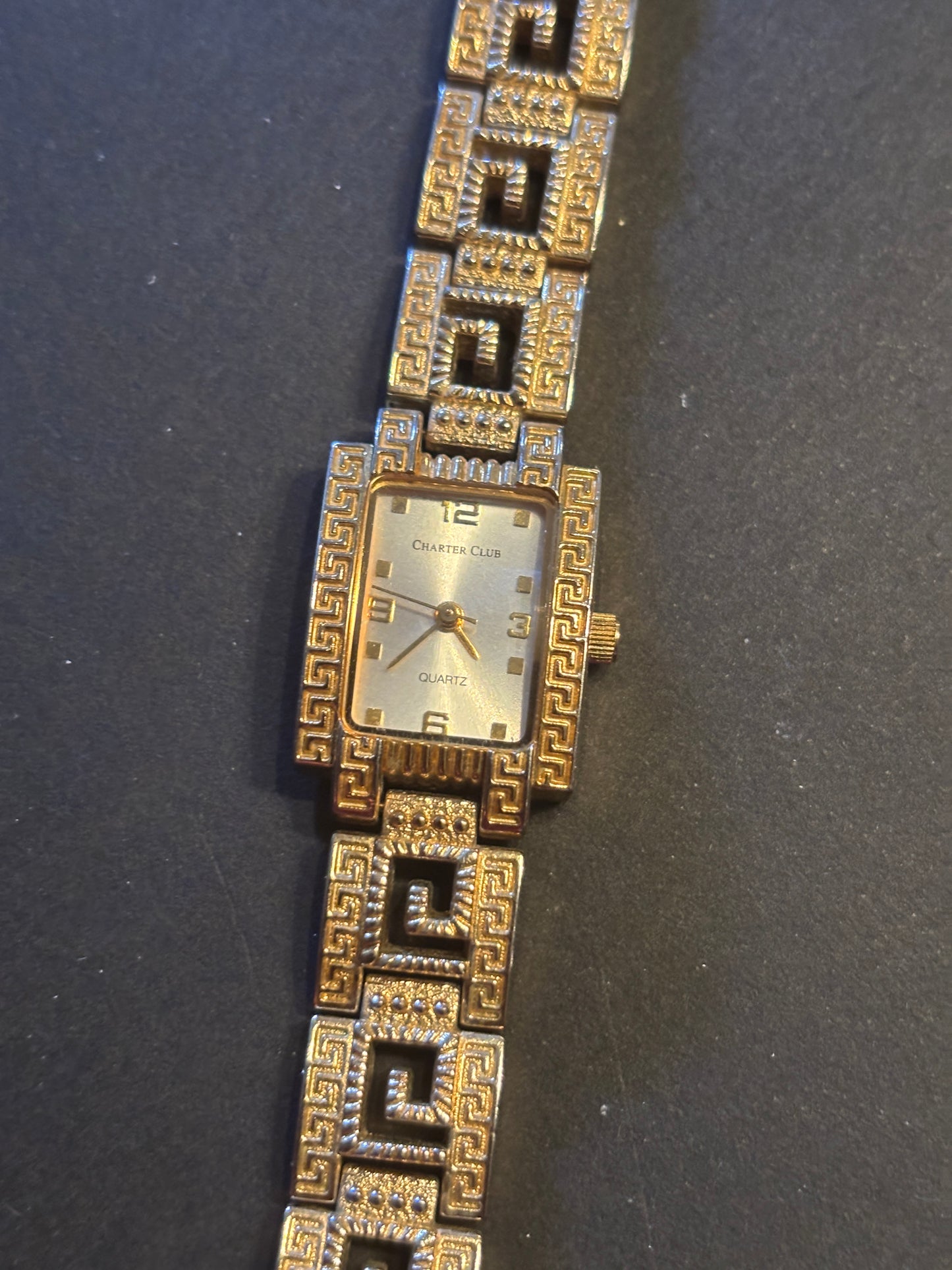 Charter Club Women's Aztec Gold Watch