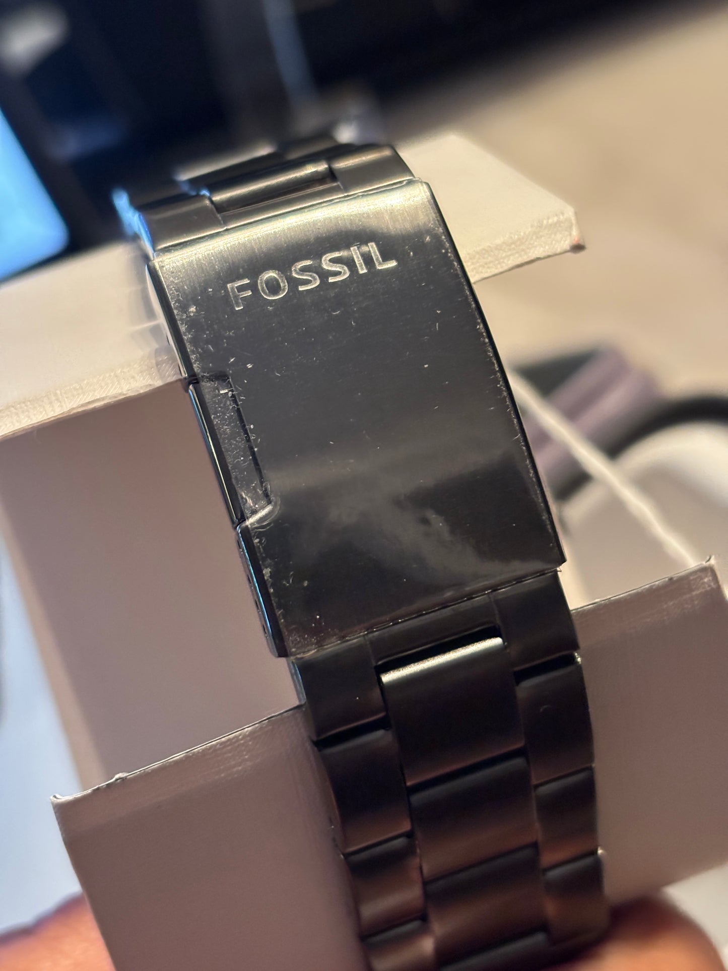 NEW Relic by Fossil Machine Smoke 42mm