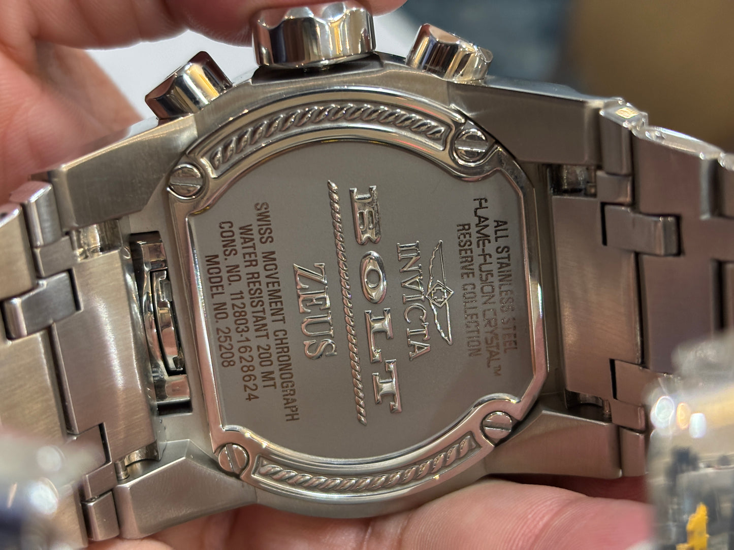 INVICTA Bolt Zeus - ALL STAINLESS STEEL - 52mm
