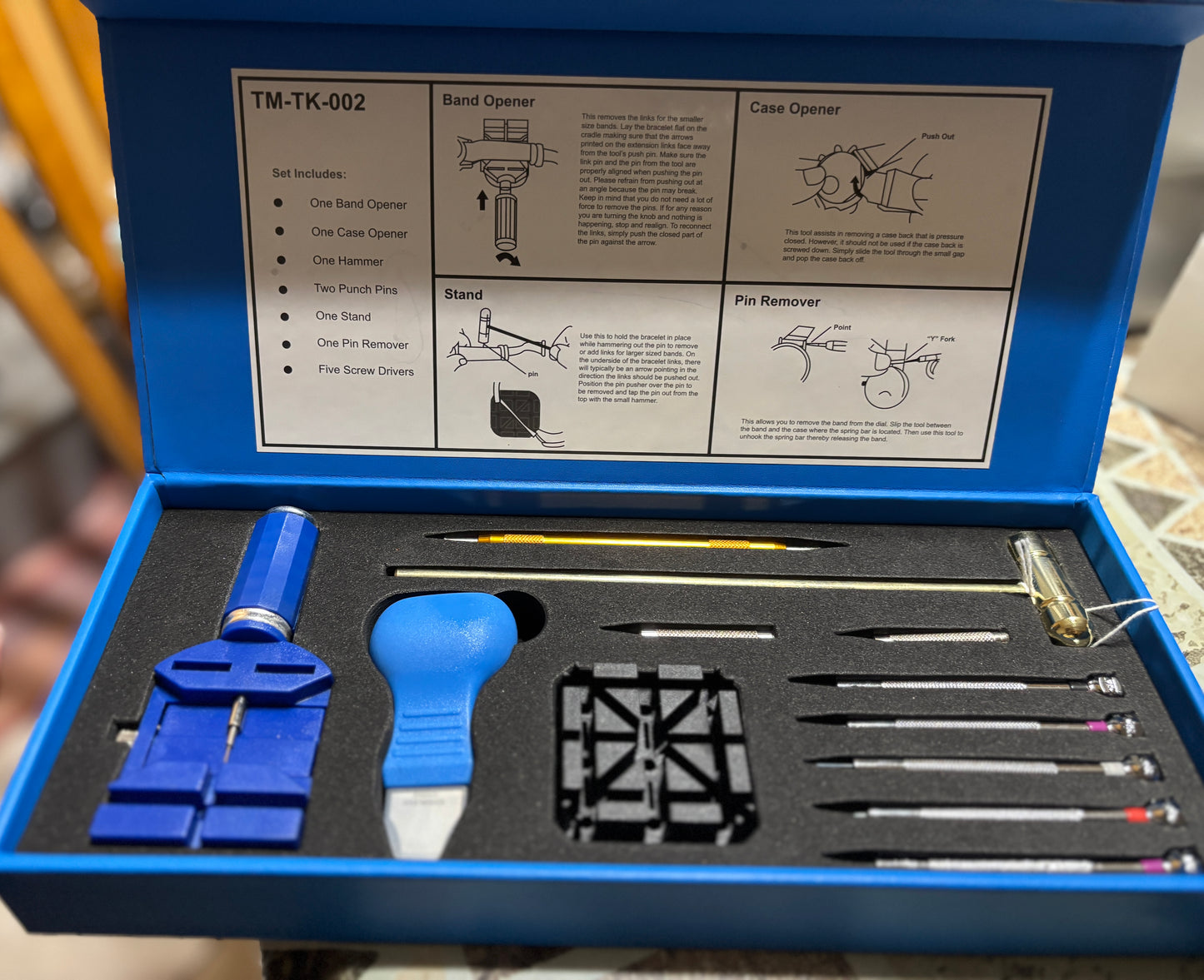 TechnoMarine 12 piece tool-kit