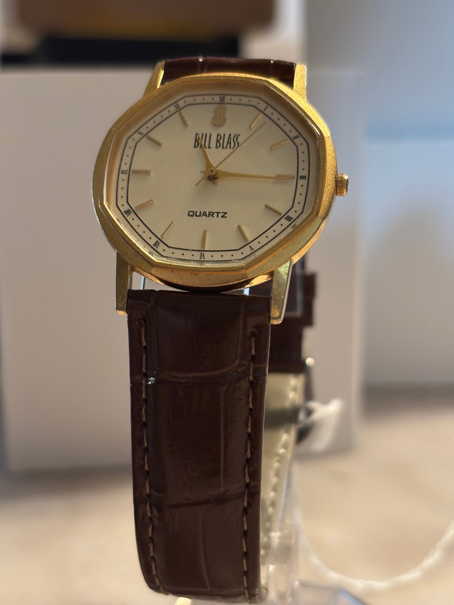 Vintage Gruen Bill Blass Gold Watch