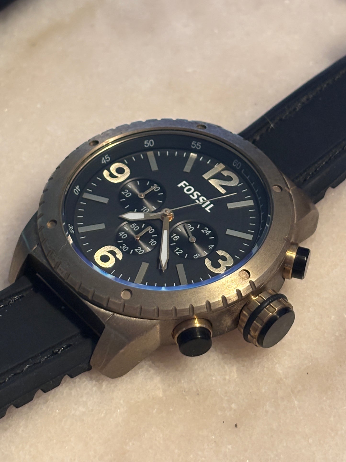 USED - Fossil Ansel Chrono - 48mm