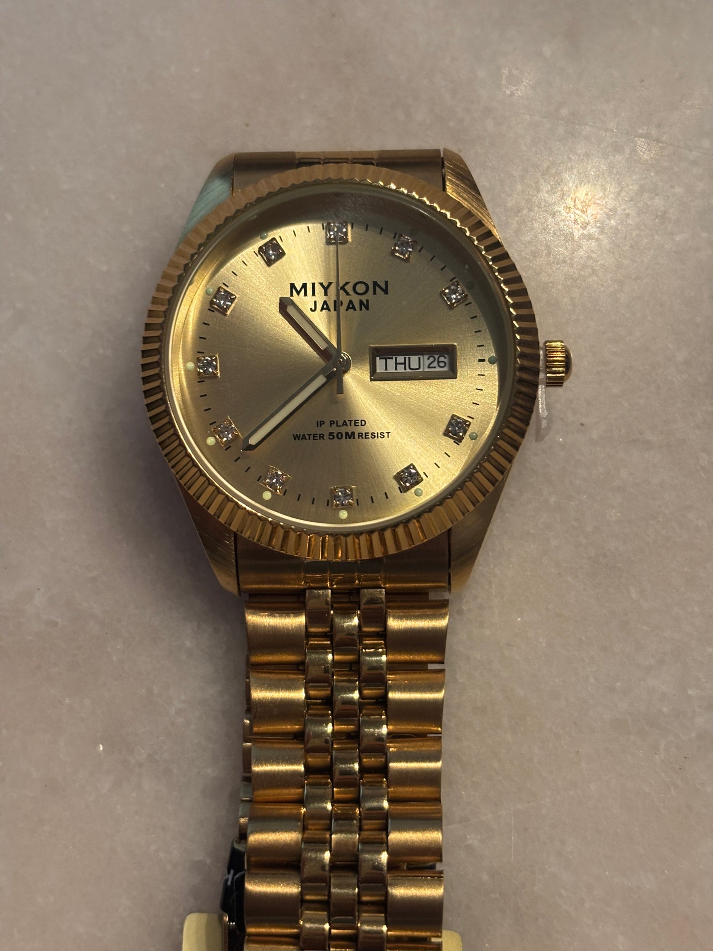 NEW - MYKON Quartz Gold - 40mm
