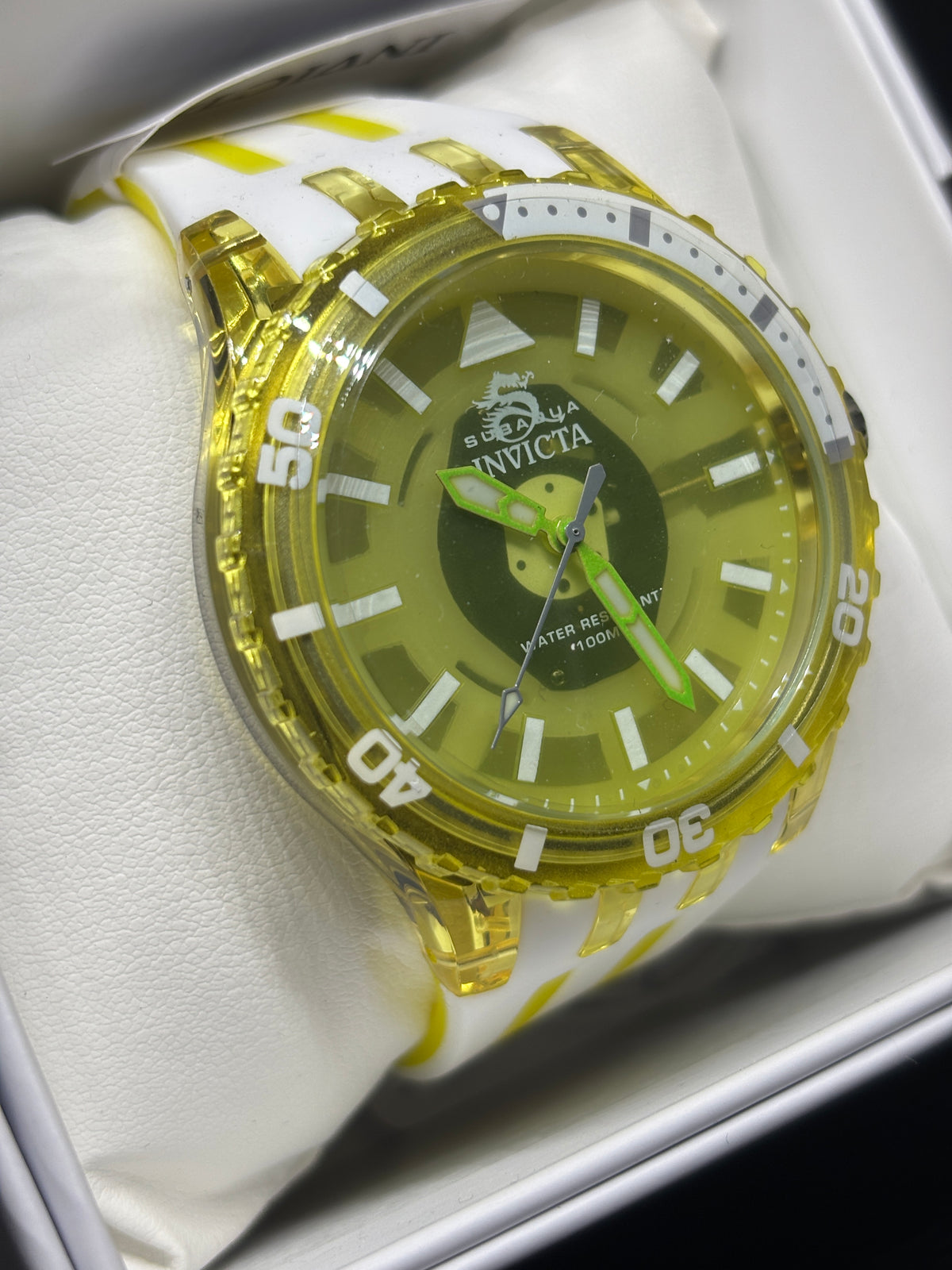 NEW Invicta Subaqua Chromamode - Green & White - 44mm