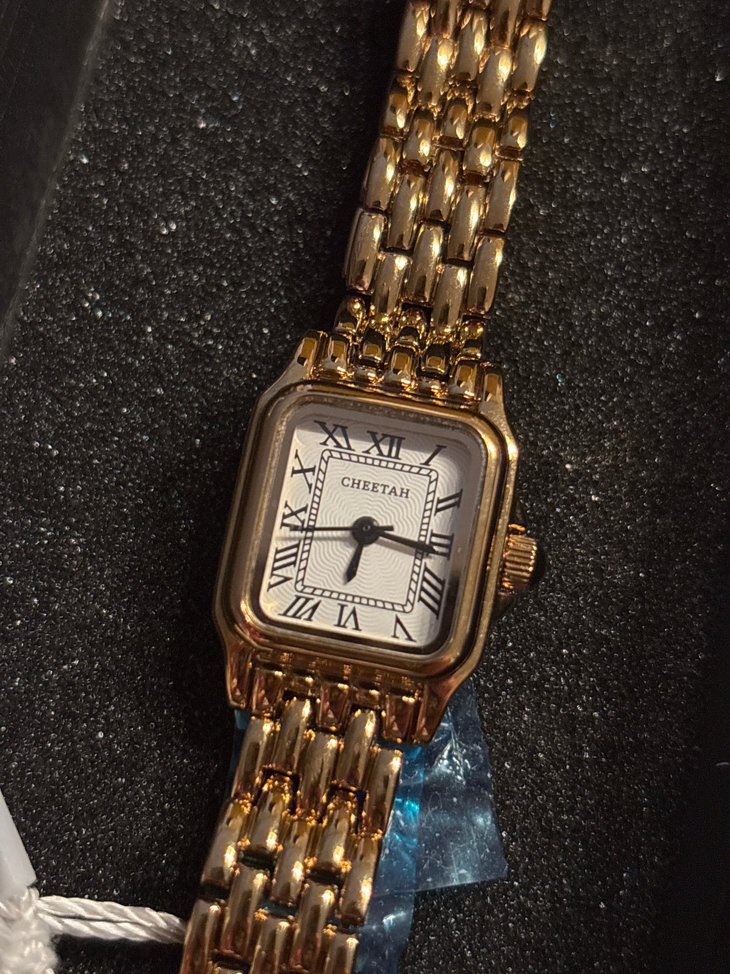 Cheetah Gold Tank Women’s Watch 22mm