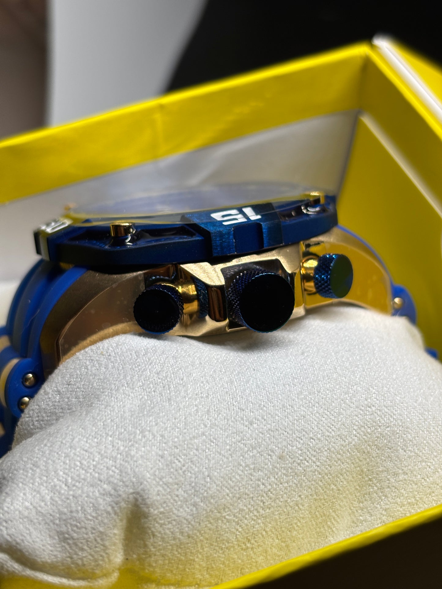 NEW - Invicta Gold + Blue Watch