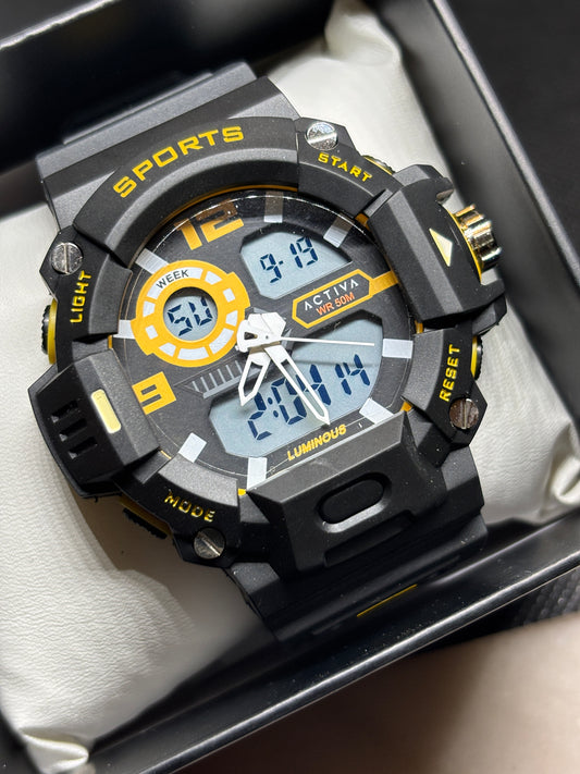 NEW - ACTIVA INVICTA Black + Gold