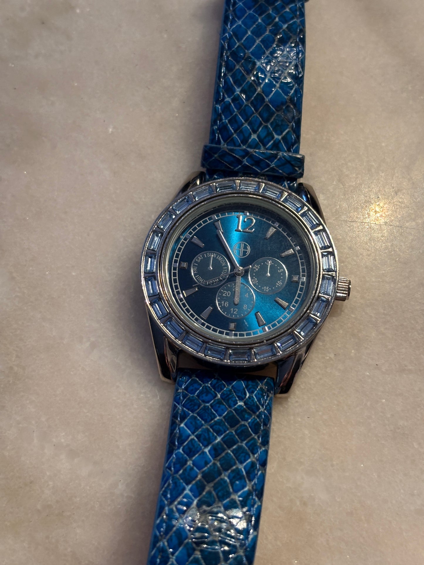 Women's Hot in Hollywood Blue Ice Watch