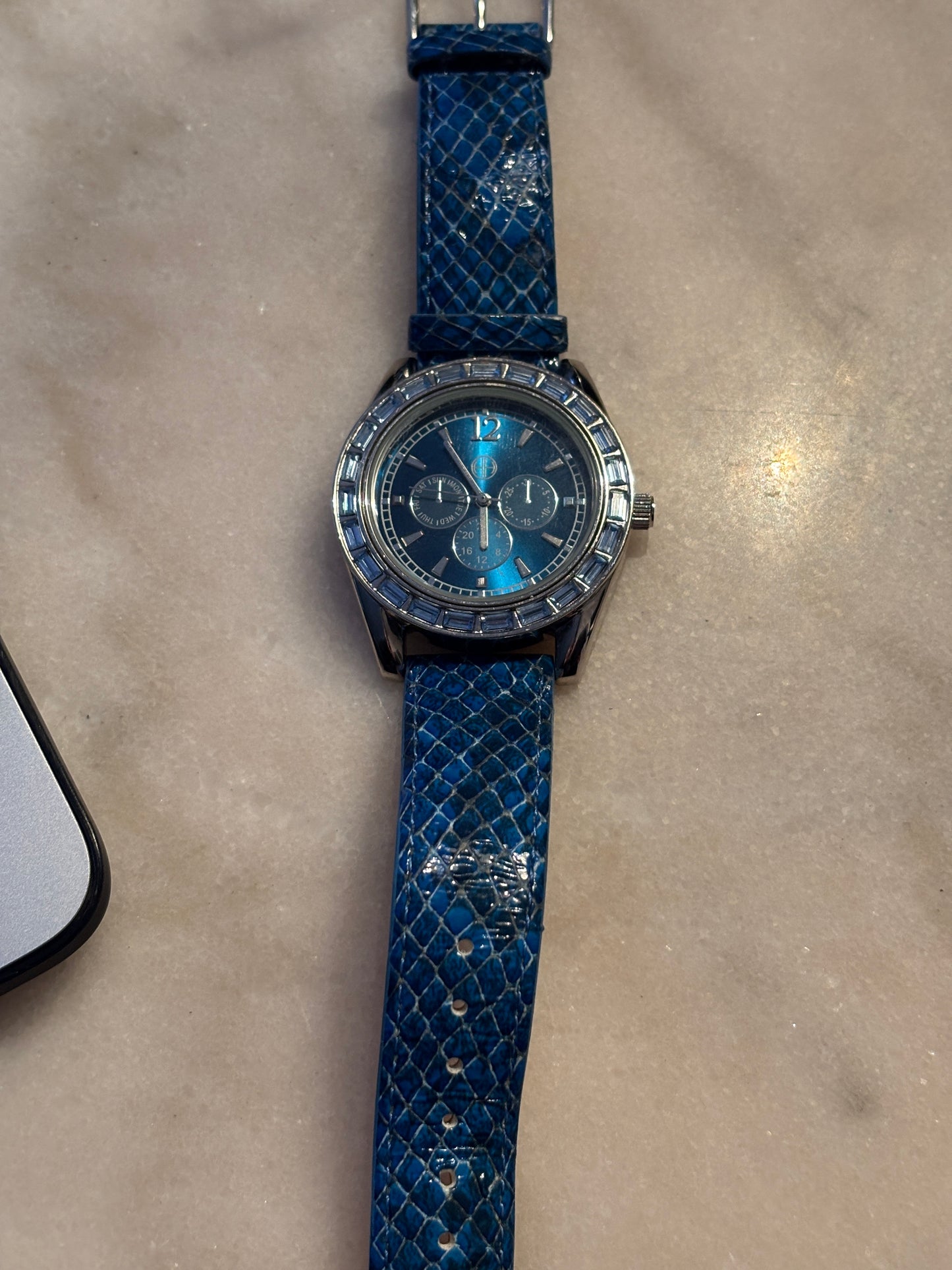 Women's Hot in Hollywood Blue Ice Watch