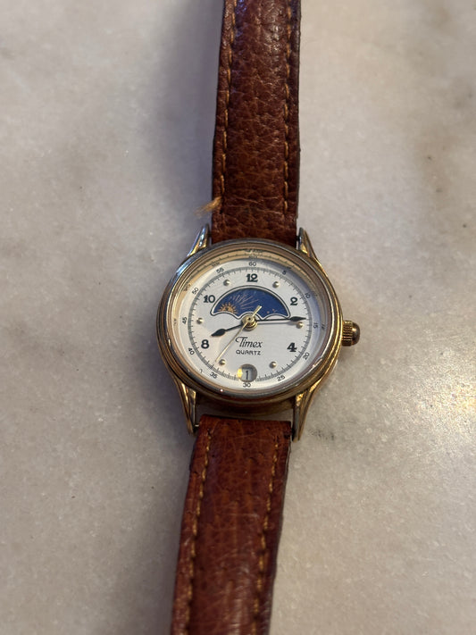 Vintage TIMEX Moonphase Watch 24mm
