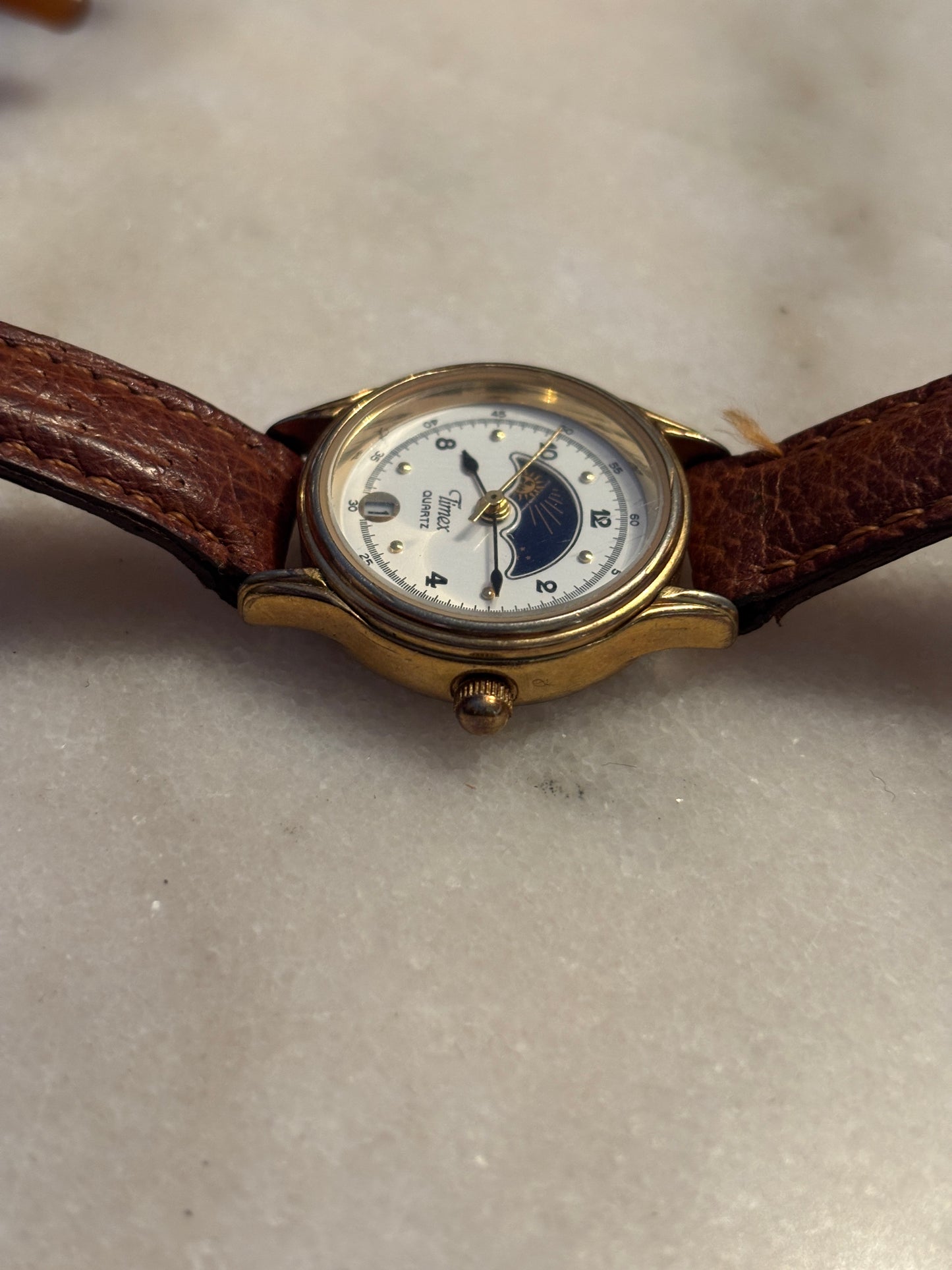 Vintage TIMEX Moonphase Watch 24mm