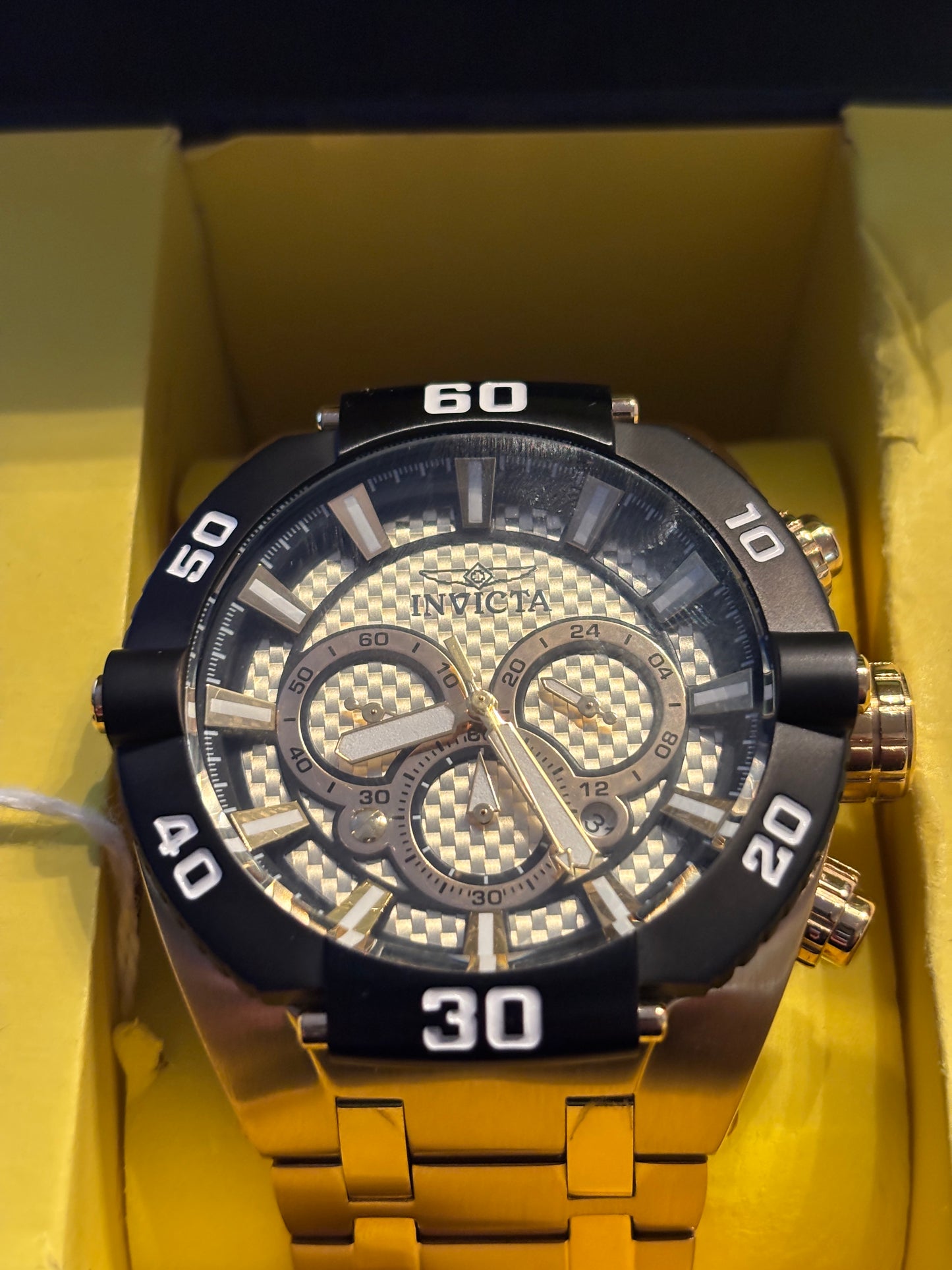 NEW Invicta Gold Coalition Forces Chrono