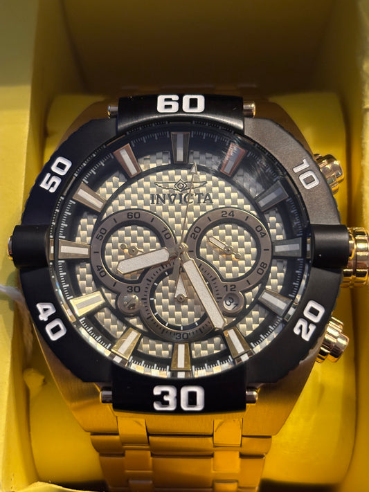 NEW Invicta Gold Coalition Forces Chrono