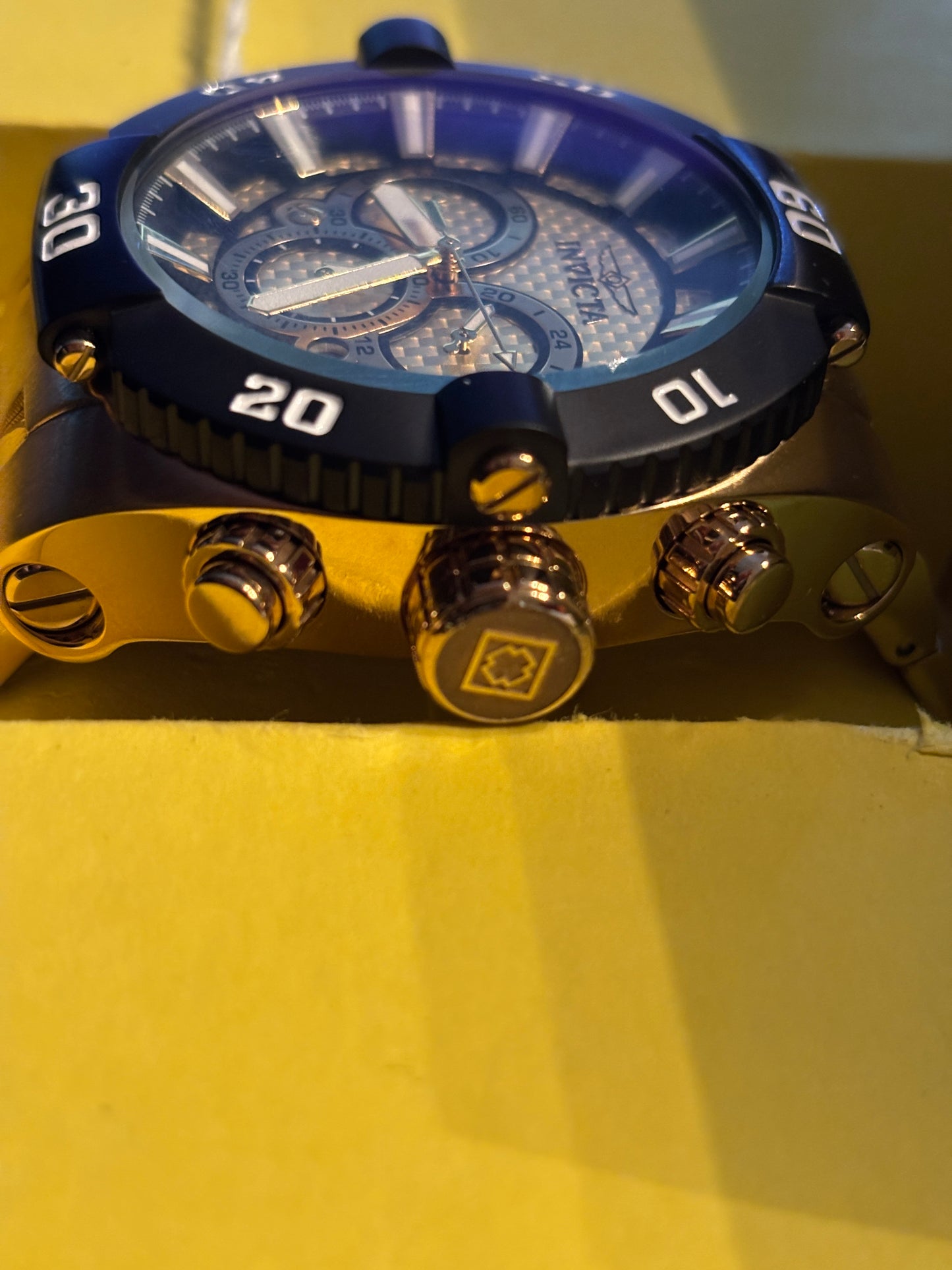 NEW Invicta Gold Coalition Forces Chrono