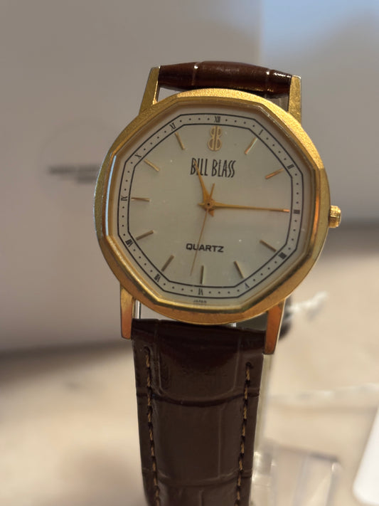 Vintage Gruen Bill Blass Gold Watch