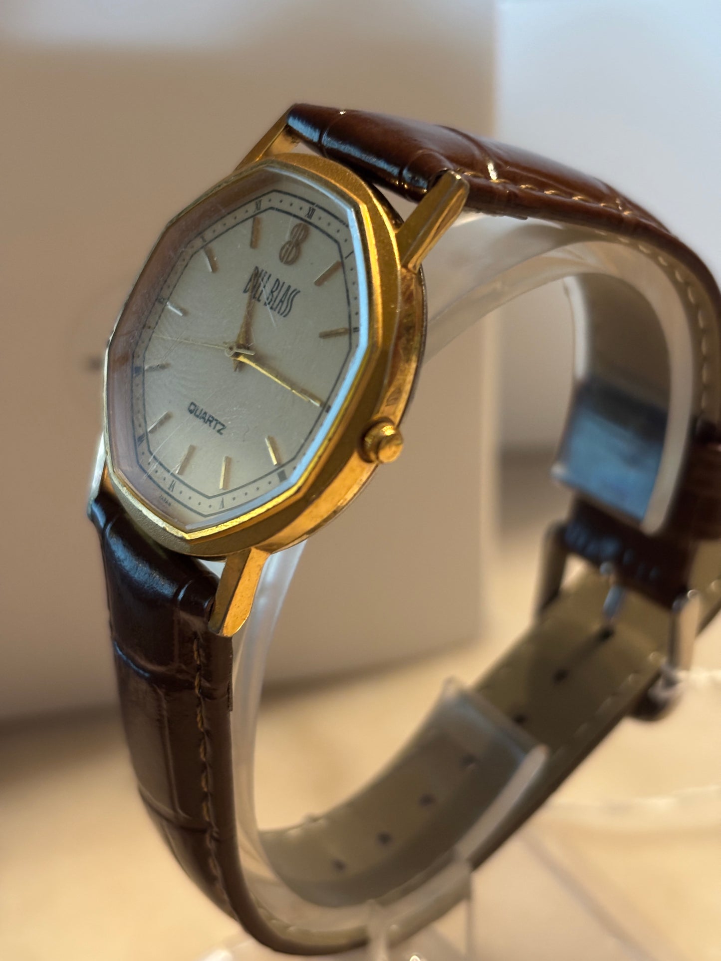 Vintage Gruen Bill Blass Gold Watch