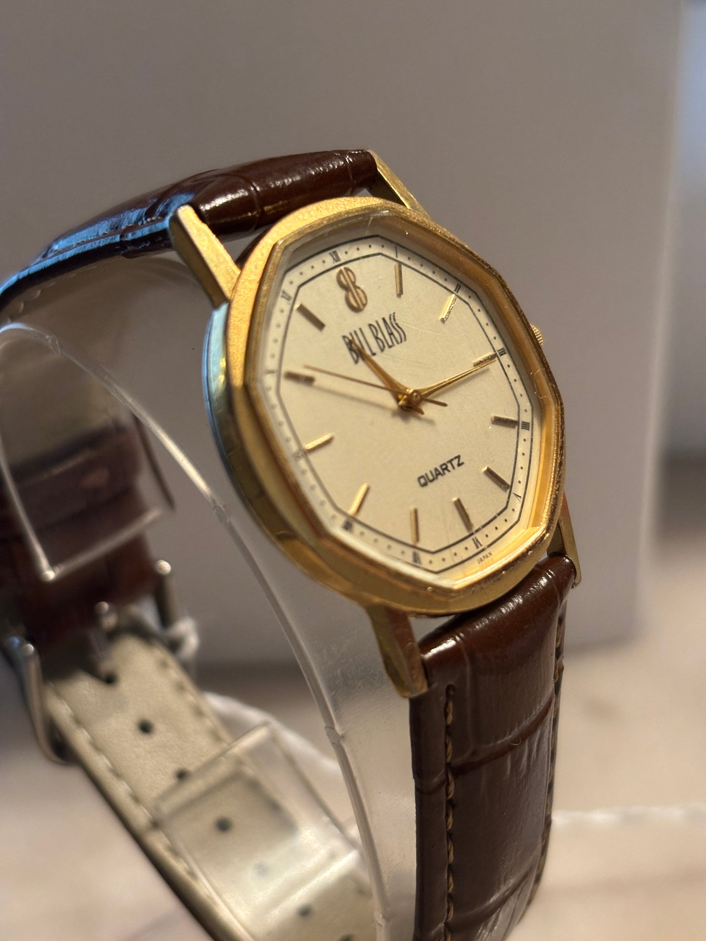 Vintage Gruen Bill Blass Gold Watch