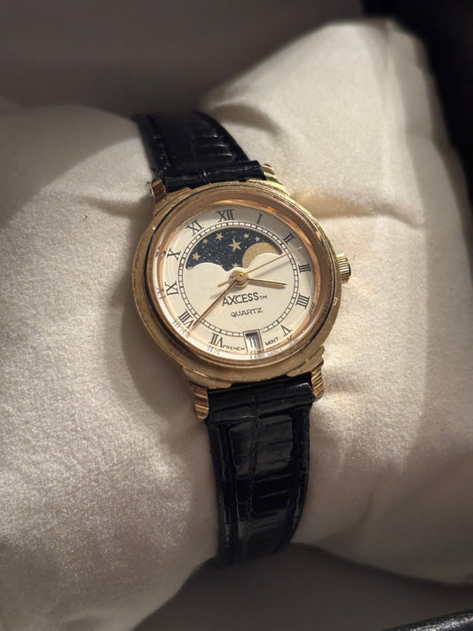 Vintage Axcess French Movement Watch