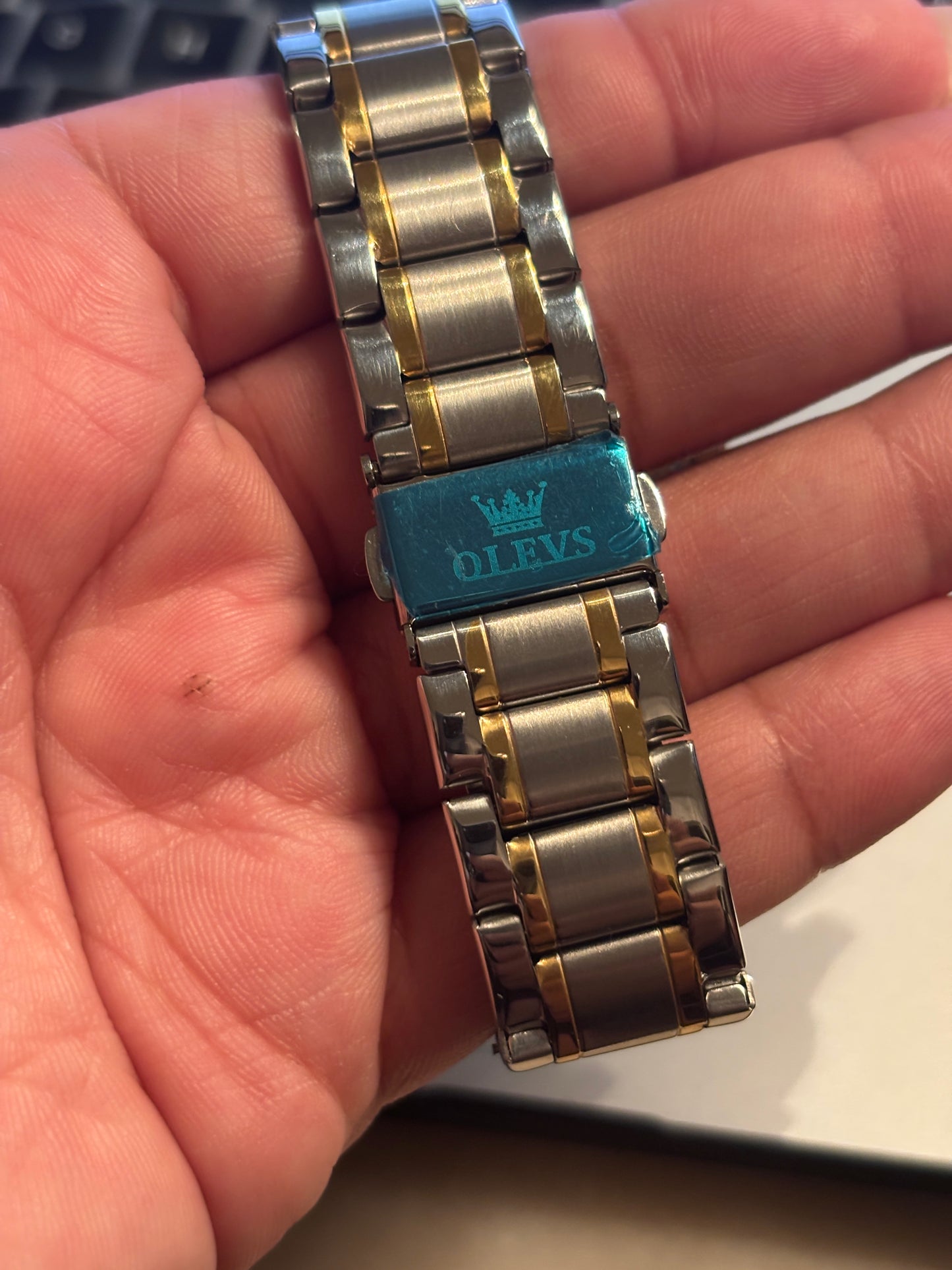 OLEVS Classic Two Tone Watch