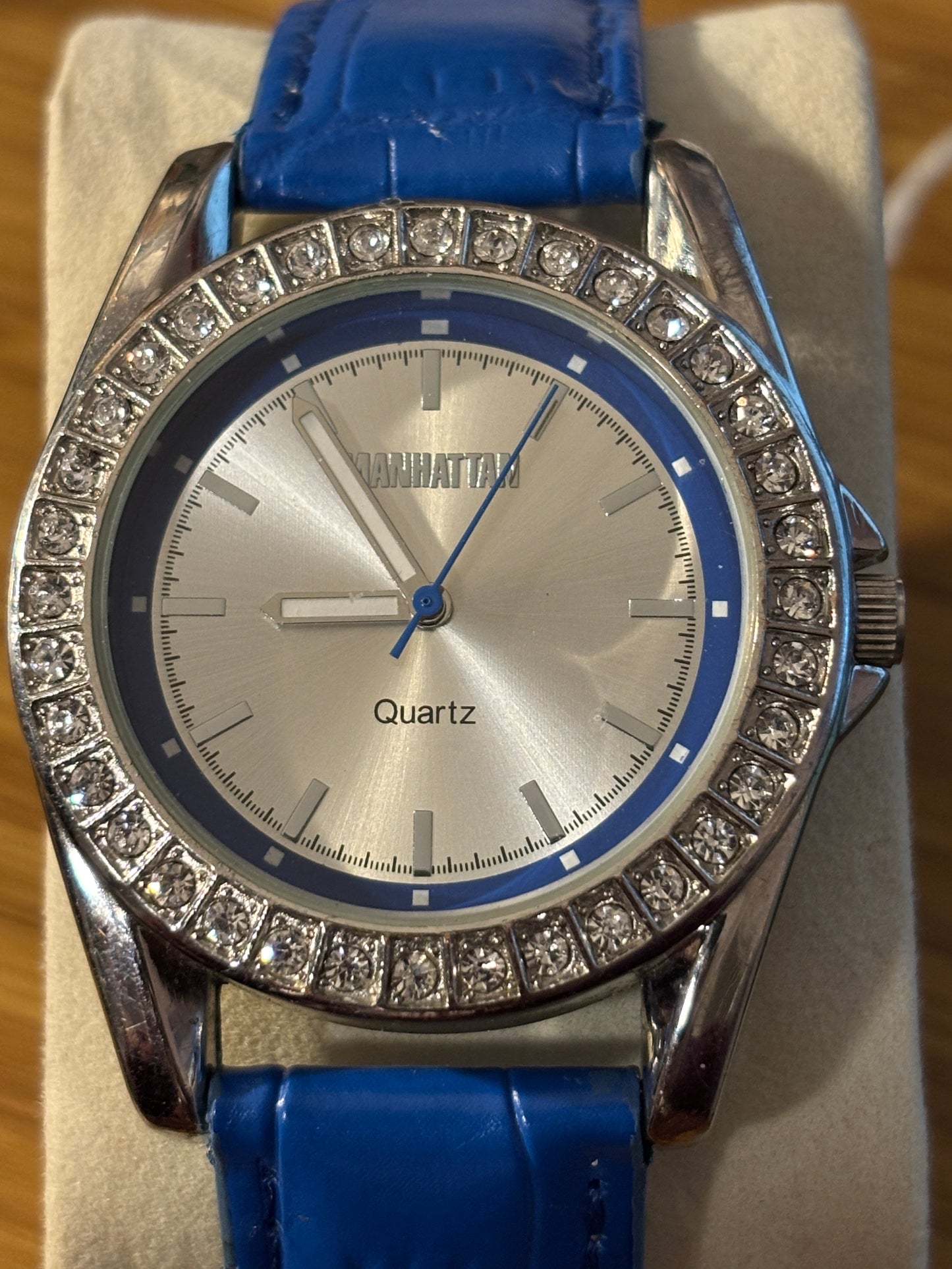 Manhattan Ice Bezel Cool Blue Watch