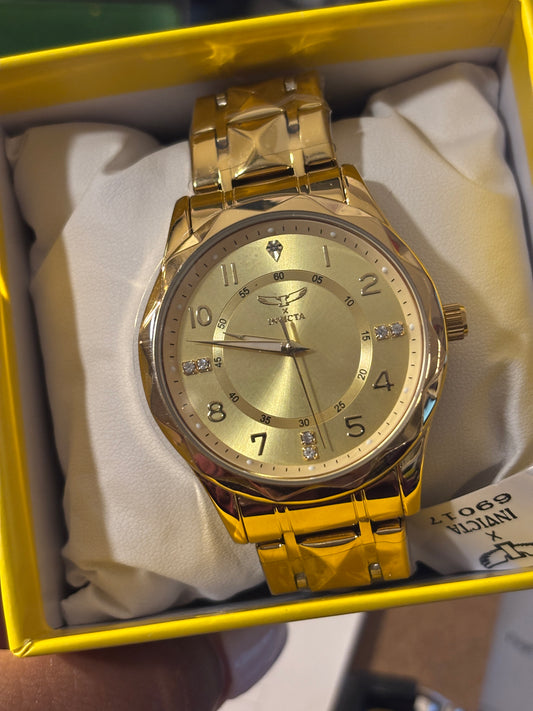 NEW Invicta Specialty Men's 41mm Gold