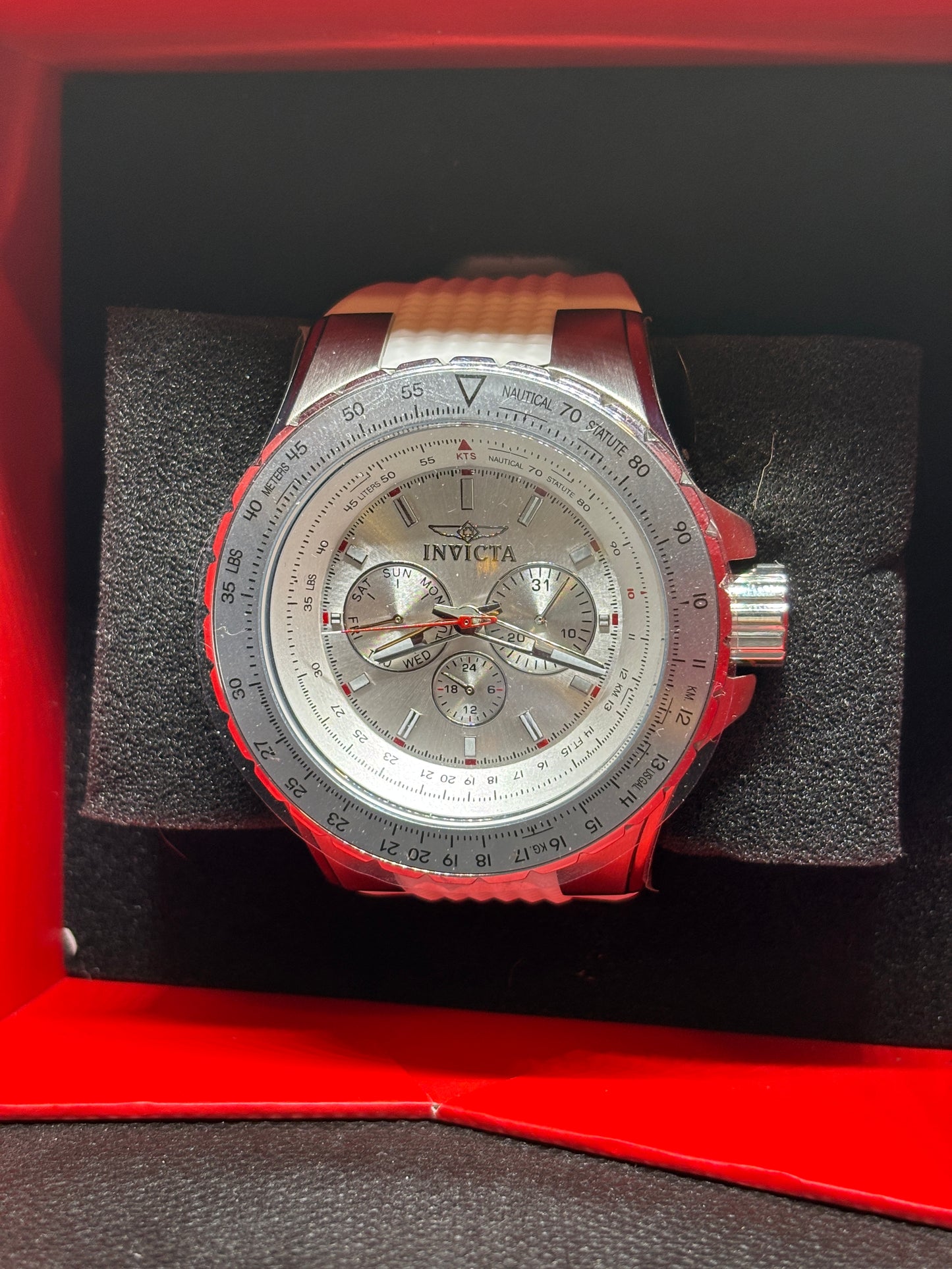 NEW Invicta Aviator Skyshock - White 50mm
